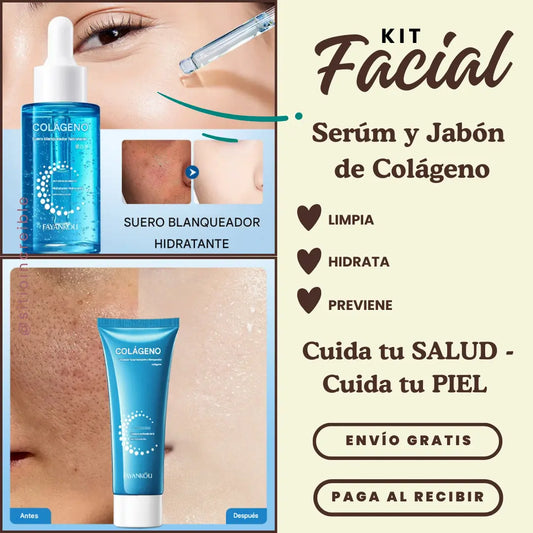 Kit Esencial de Jabón y Serúm: Vitalidad de Colágeno